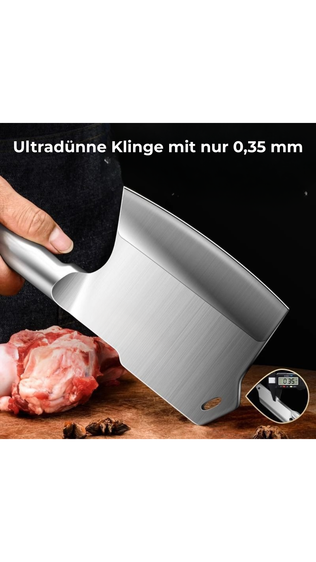 Massiv geschmiedete Knochenspalt-Axt