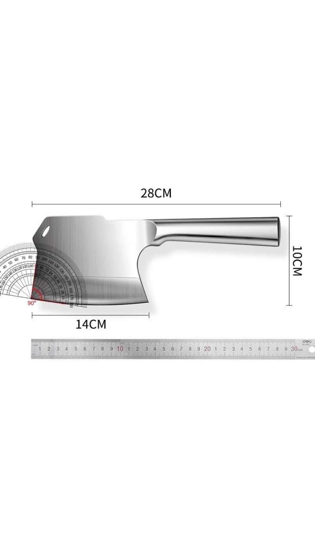 Massiv geschmiedete Knochenspalt-Axt